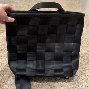 Harveys Black Woven Backpack